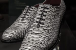 Photo "sports shoes with a suit"