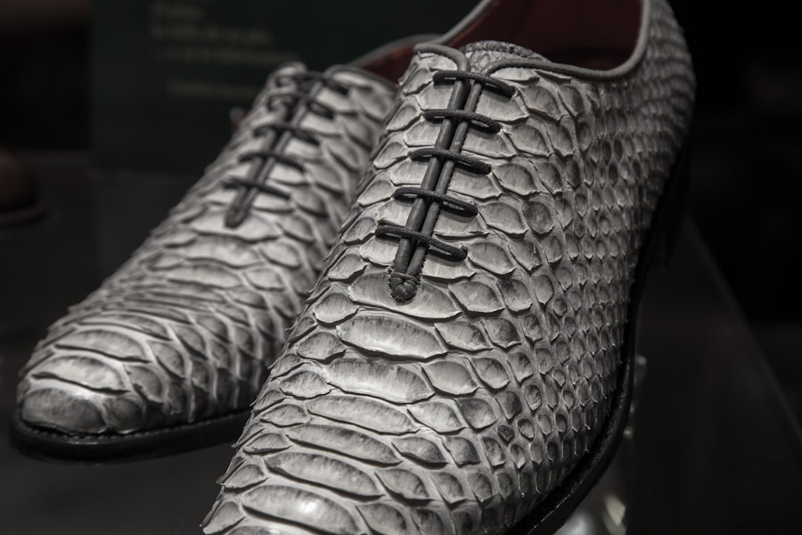 Photo "sports shoes with a suit"