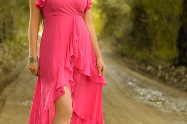 Photo fuchsia dress